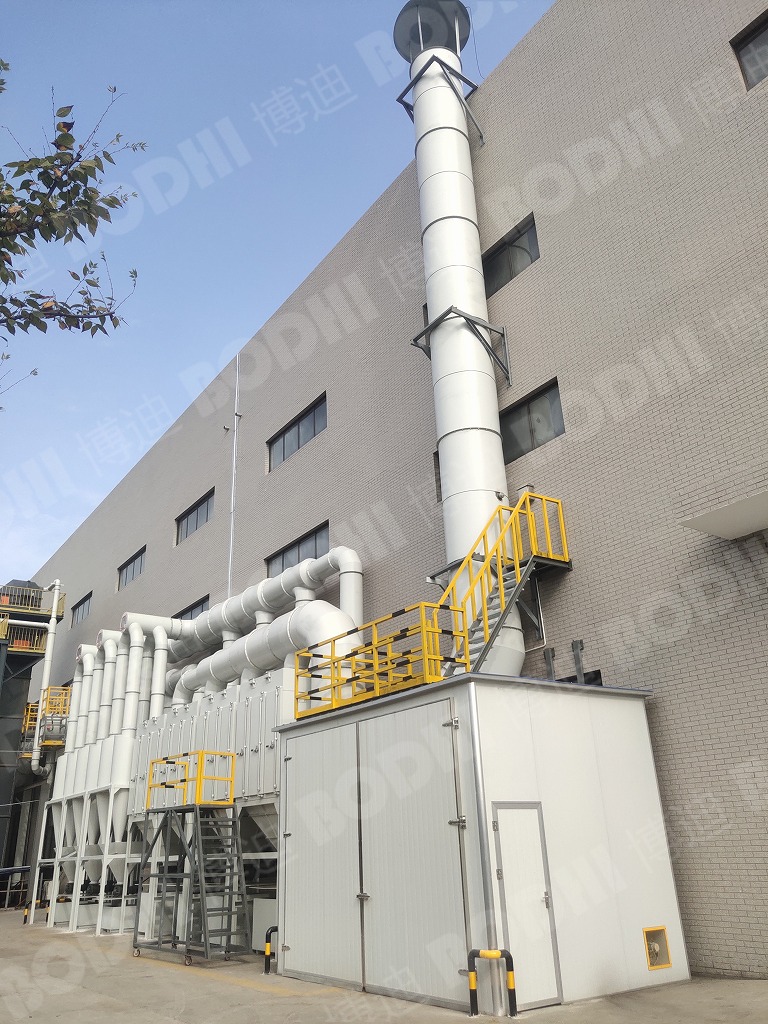 铸造厂燃气熔化炉除尘系统