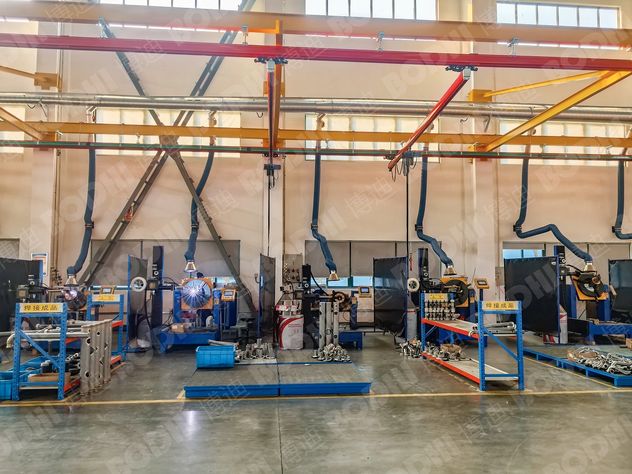 焊烟集中除尘系统